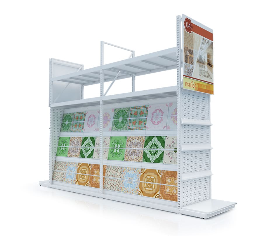 Homepage 18 Tile shelving display