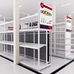 Homepage 20 3 D integrated shelving in white