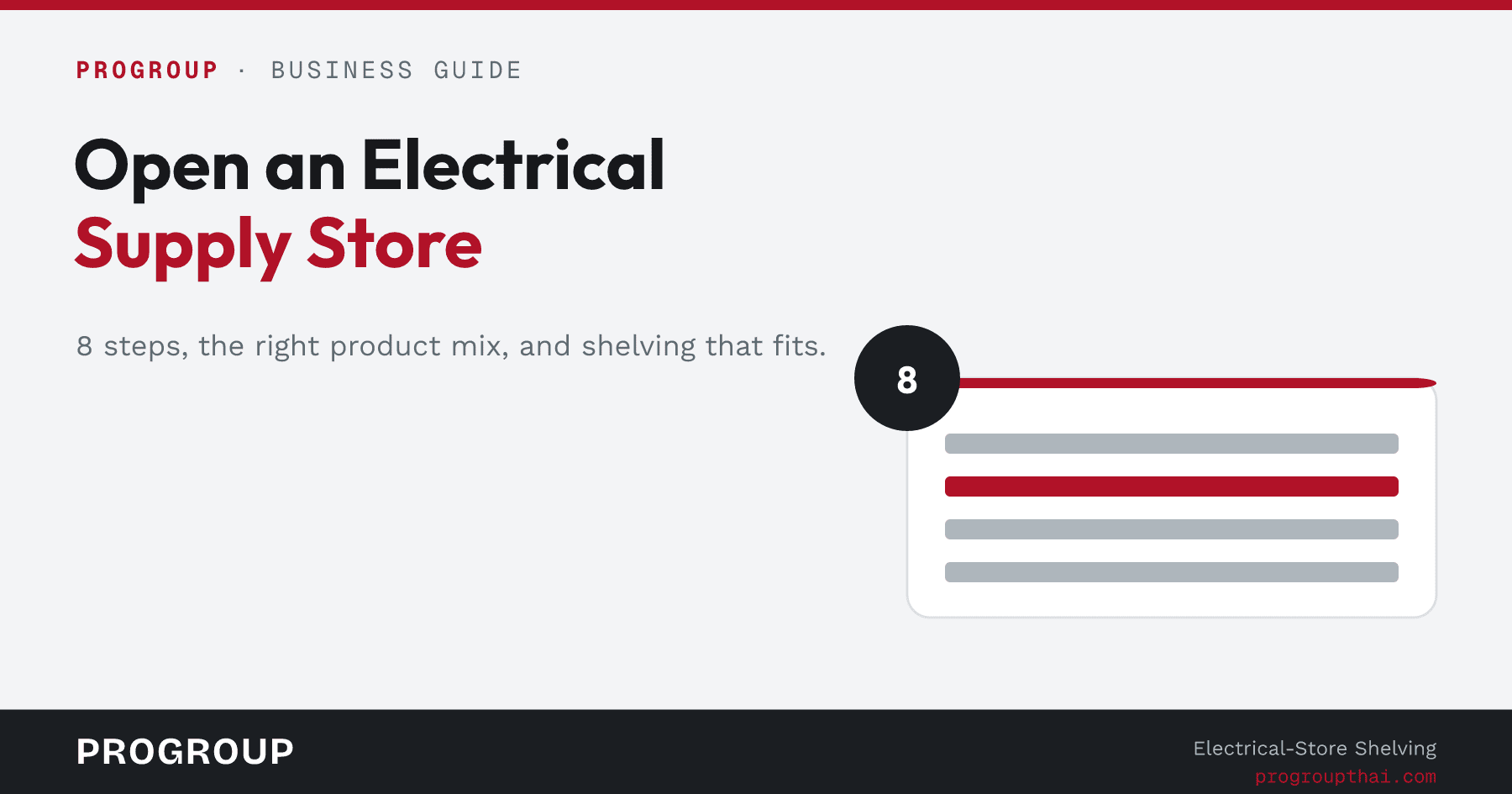 How to Open an Electrical Supply Store