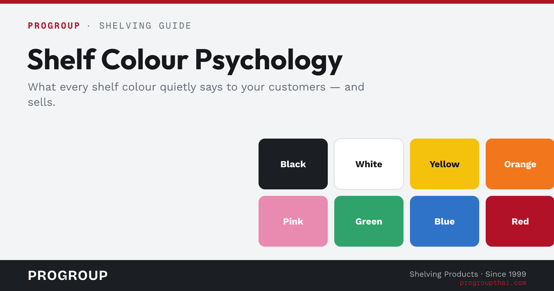 Shelf Colour Psychology