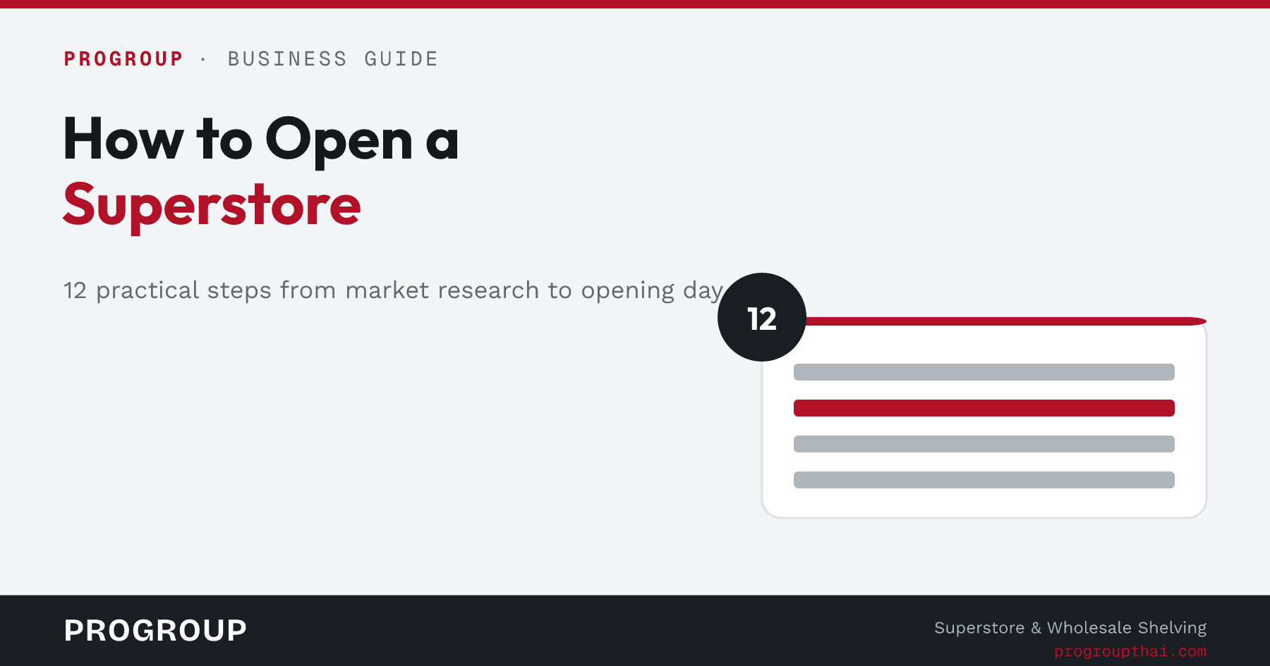How to Open a Superstore: 12 Steps