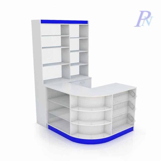 Standard Curved Checkout Counter