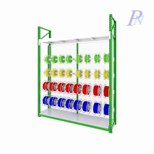 Reel-Spool Rack-Over with Stock Shelf